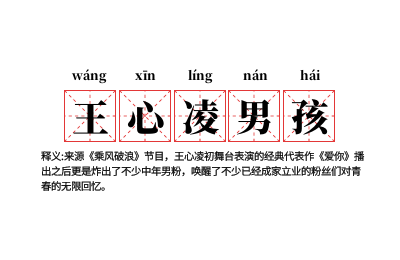 热梗王心凌男孩出自哪？王心凌怎么突然又火了？